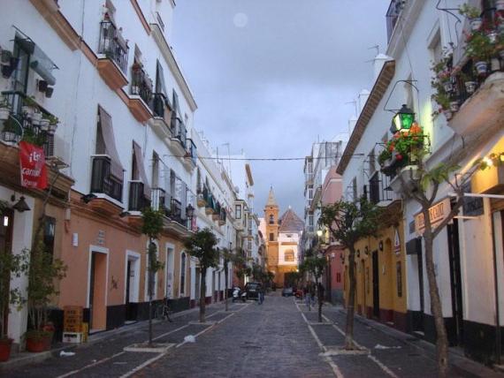 una calle en Cádiz