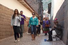 Walking down the streets of Cusco