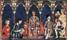 Alfonso X, also known as the Wise, and his Jewish courtiers