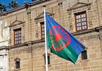 Romani Flag in the Parliament of Andalusia, Spain