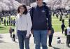 Jonathon Reyes standing with his sister Cecilia in the Quad.
