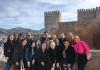 Spring 2019 Cadiz Study Aborad Students at Alhambra